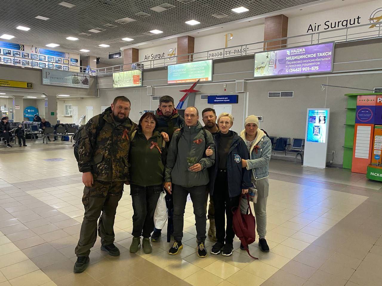Изображение — часть добровольцев прибыла в хмао с донбаса